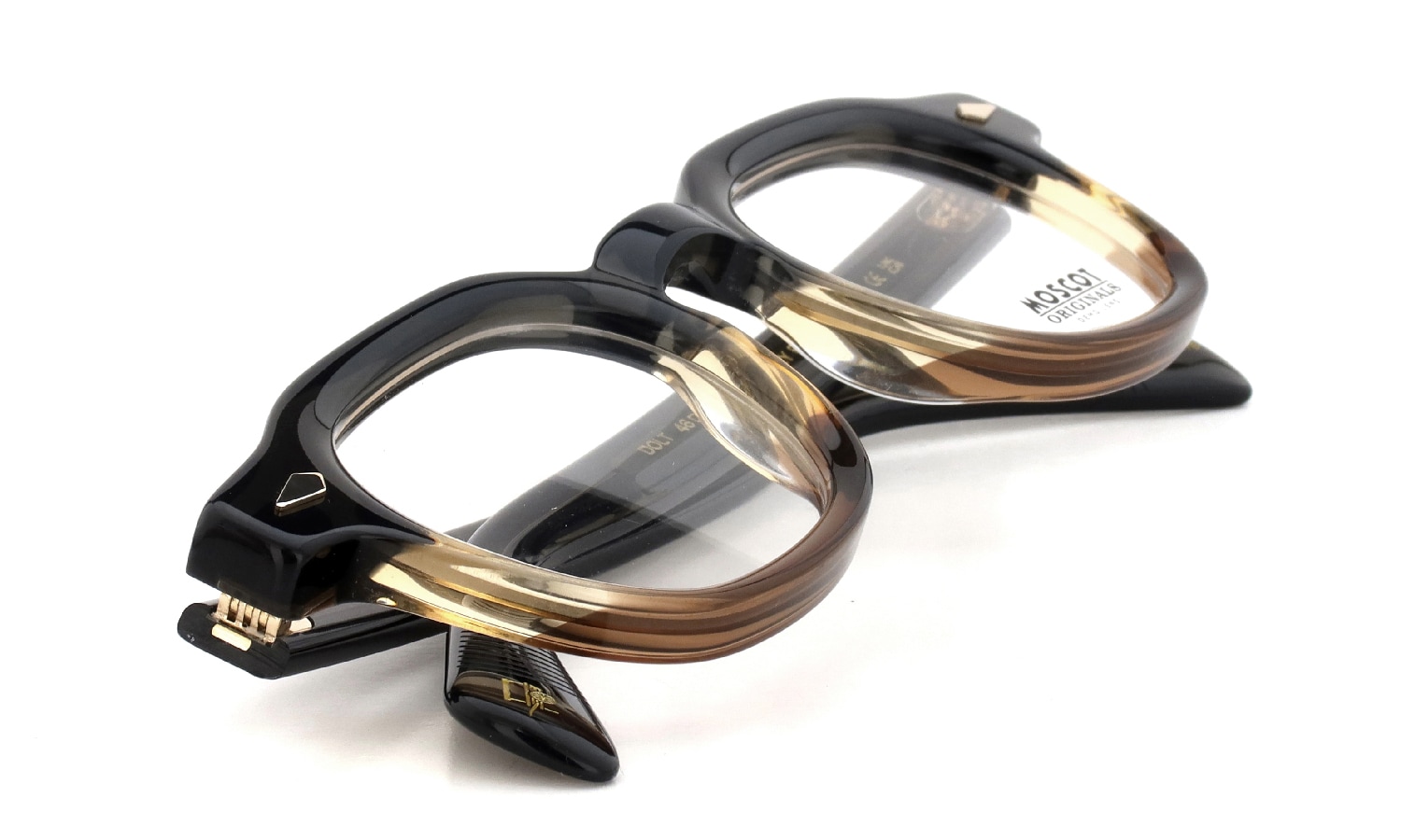 MOSCOT メガネ通販 DOLT(46) GREY-BROWN FADE