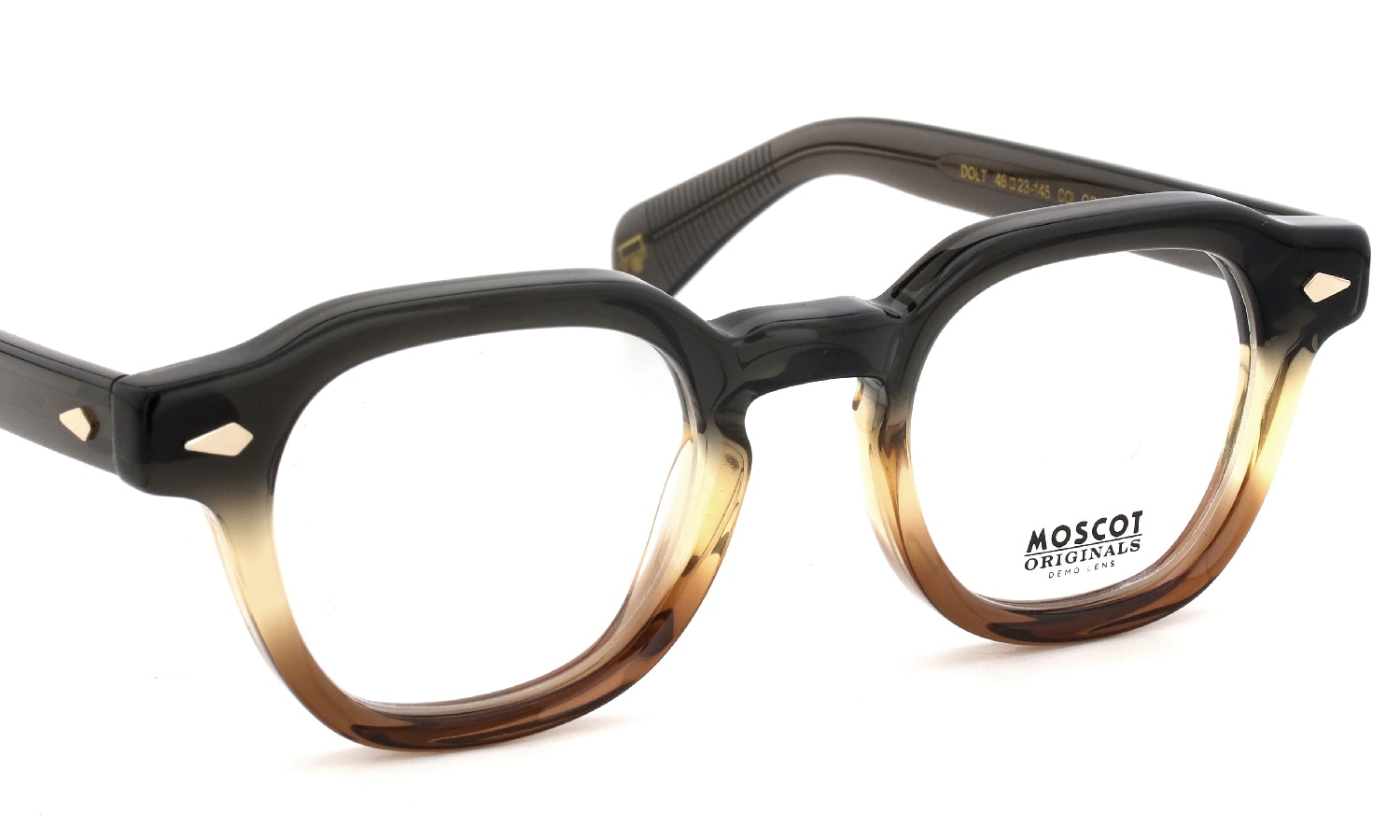 MOSCOT メガネ通販 DOLT(46) GREY-BROWN FADE