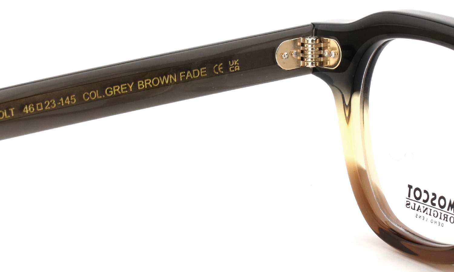 MOSCOT メガネ通販 DOLT(46) GREY-BROWN FADE